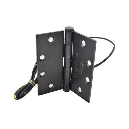 COMMAND ACCESS 4-1/2" x 4-1/2" Electric 8 Wire BB1279 Hinge  Steel Base US10B Oil Rubbed Bronze Finish ETH8W4545613BB79